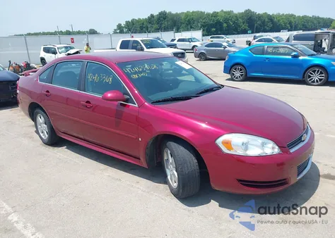 2009 Chevrolet Impala 3.5L Lt из США, поврежденный, VIN 2G1WT57N891301836